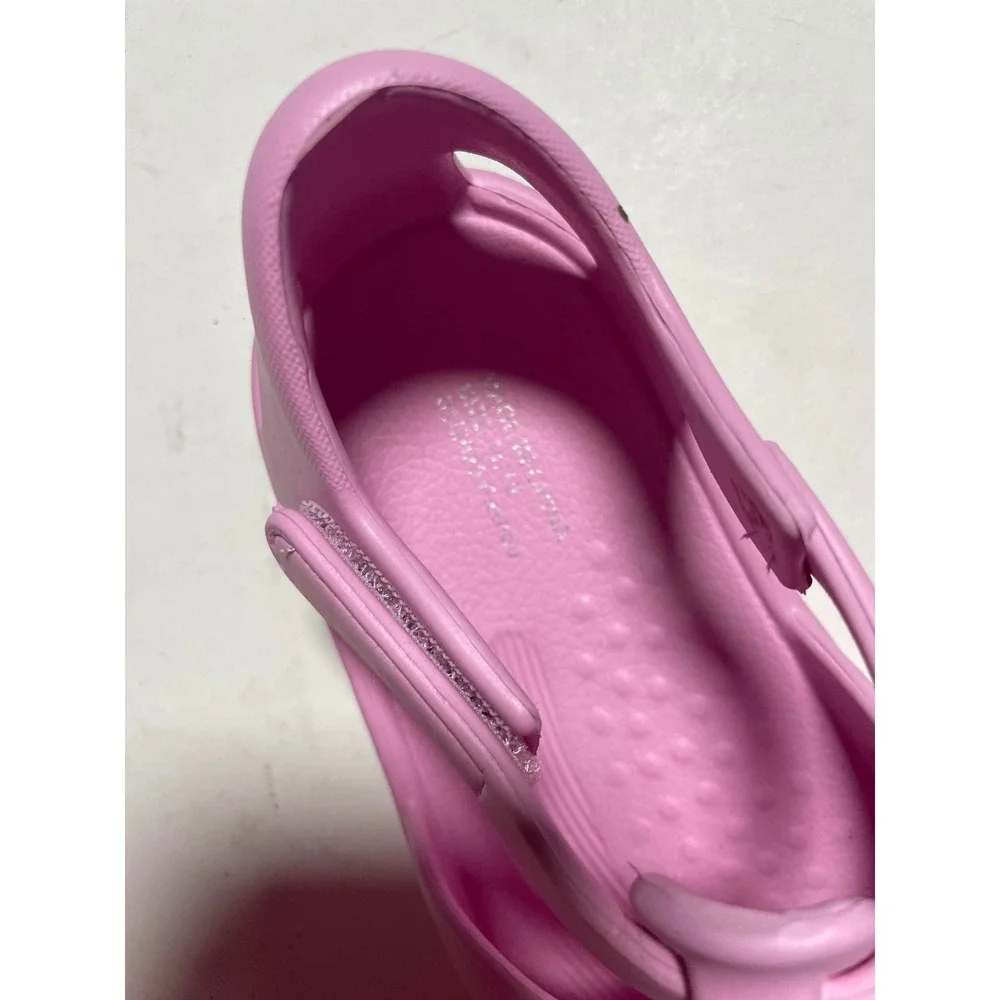 Unbranded Jelly Sandals Kids Size 11/12 Pink Caged T-Strap Summer Beach Shoes